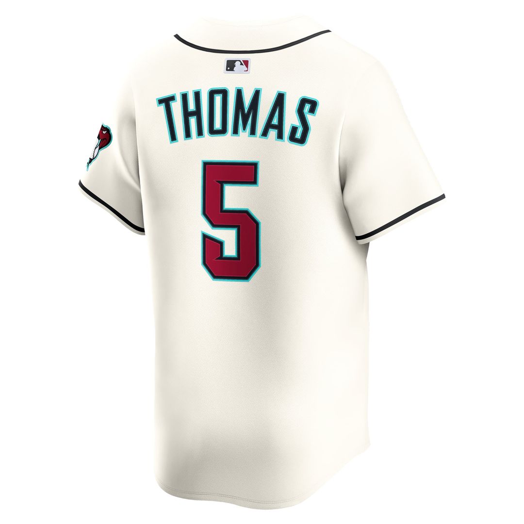 Arizona Diamondbacks Alek Thomas Nike Cream Home Limited Player Jersey product image 3, provided for visual reference and