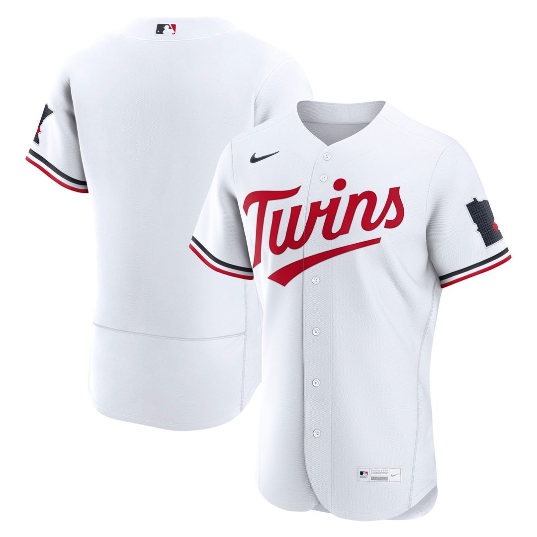 Minnesota Twins Nike Cream Alternate Authentic Jersey product image 7, provided for visual reference and product detail