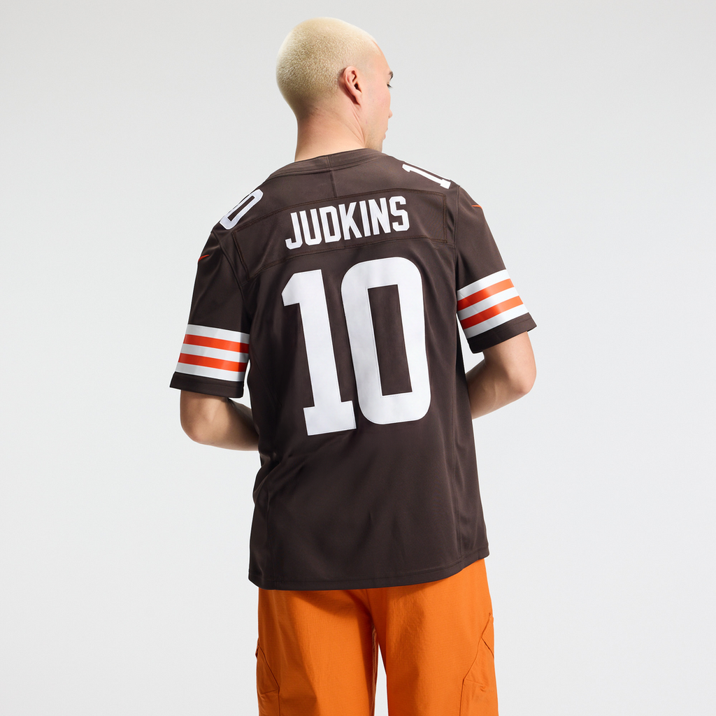 Cleveland Browns Quinshon Judkins Nike Brown Team Vapor F.U.S.E. Stitched Limited Jersey product image 3, provided for