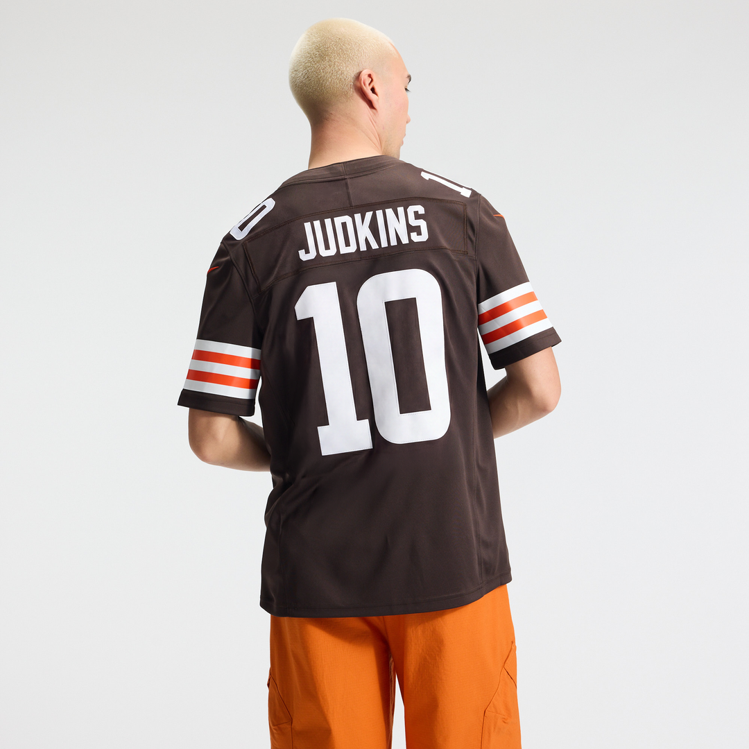 Cleveland Browns Quinshon Judkins Nike Brown Team Vapor F.U.S.E. Stitched Limited Jersey product image 3, provided for