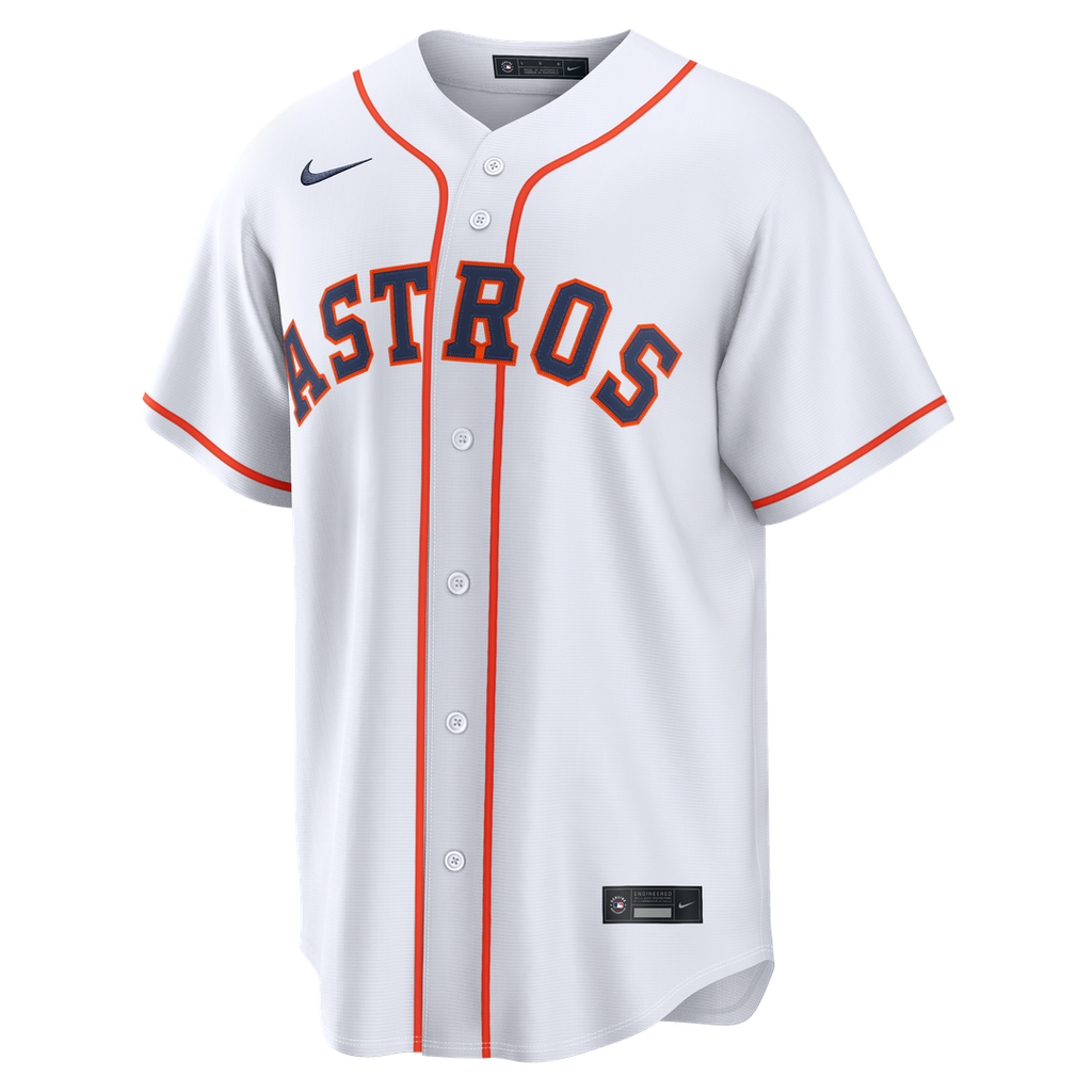 Houston Astros Daulton Varsho Nike White Home Replica Jersey product image 4, provided for visual reference and product