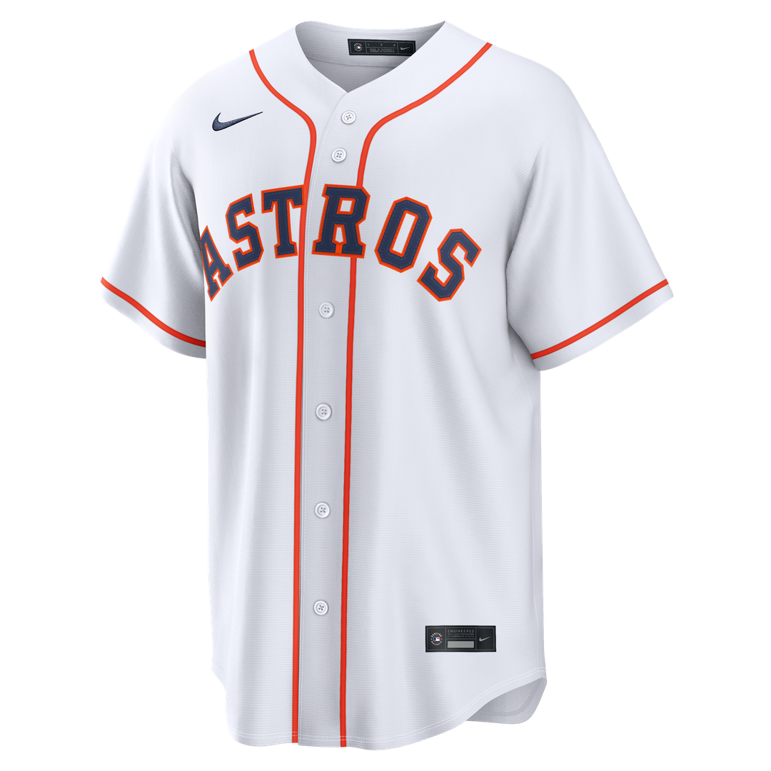 Houston Astros Daulton Varsho Nike White Home Replica Jersey product image 4, provided for visual reference and product