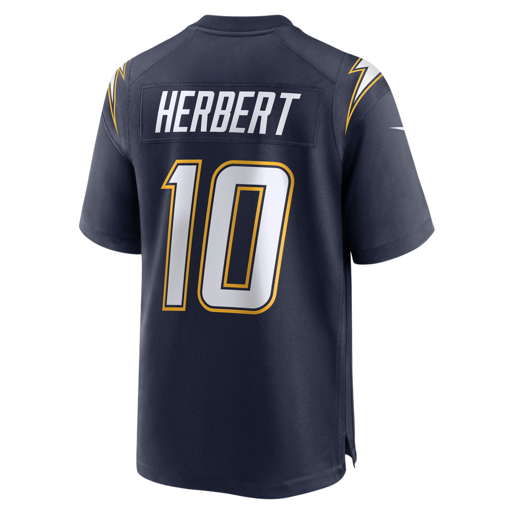 Los Angeles Chargers Justin Herbert Nike Navy Alternate Super Chargers Game Player Jersey product image 7, provided for