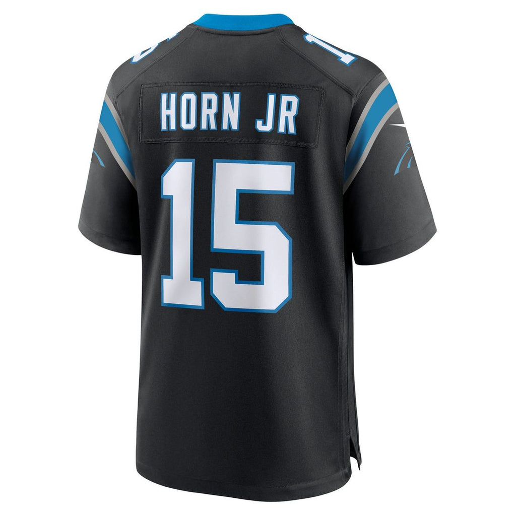 Carolina Panthers Jimmy Horn Jr Nike Black Team Game Jersey product image 3, provided for visual reference and product