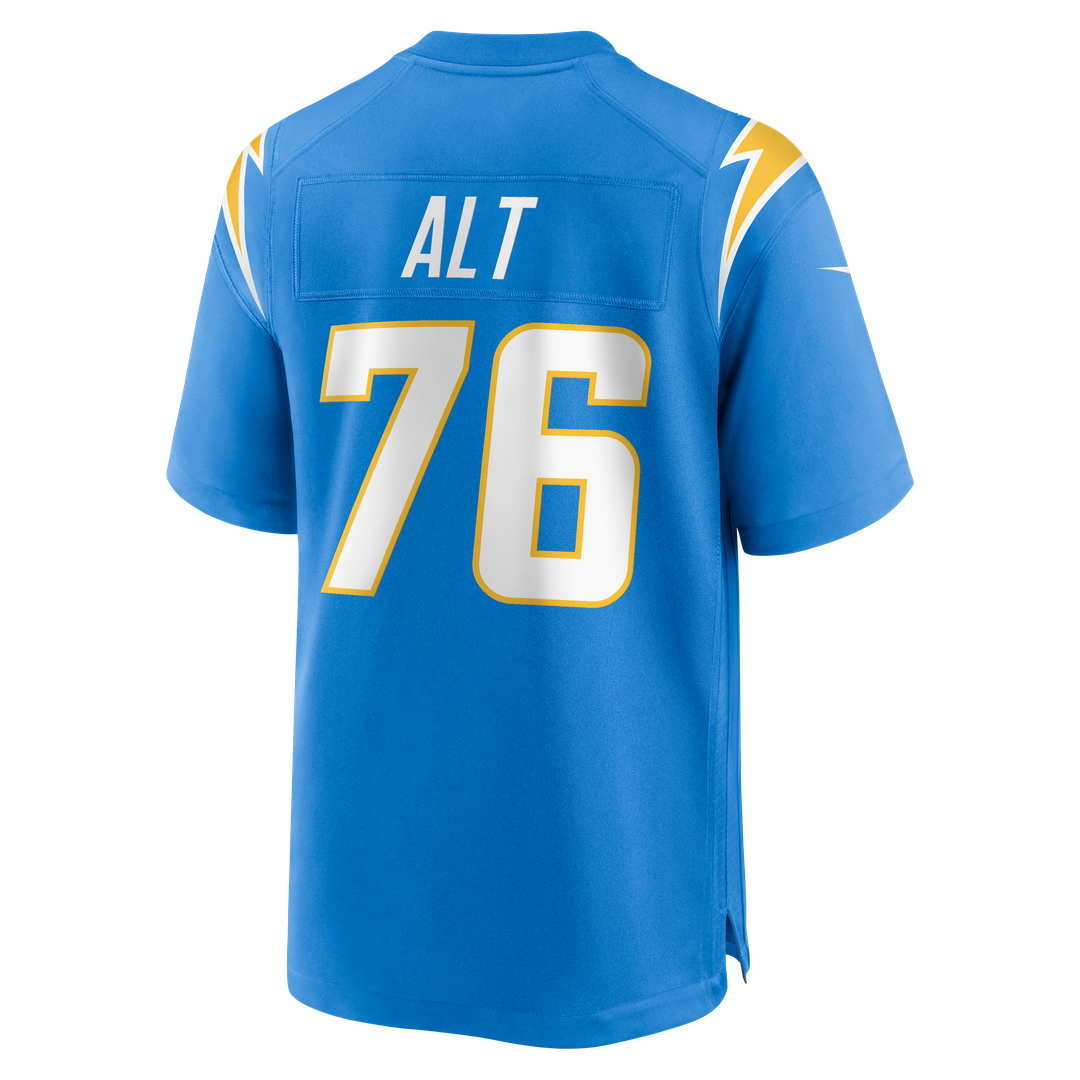 Los Angeles Chargers Joe Alt Nike Gold Alternate Charger Power Game Player Jersey product image 9, provided for visual