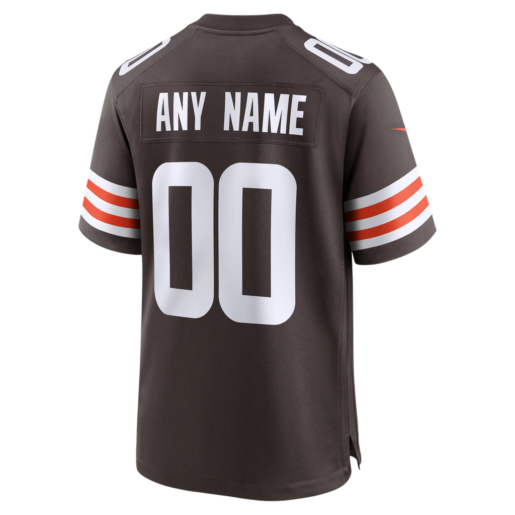 Nike Cleveland Browns Brown Custom Game Jersey product image 11, provided for visual reference and product detail review