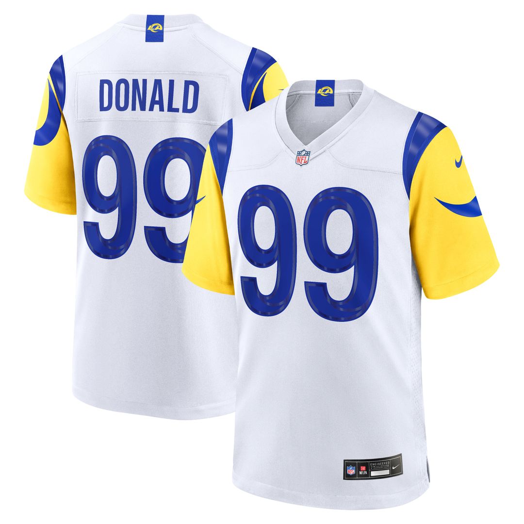Los Angeles Rams Aaron Donald Nike Royal Game Jersey product image 7, provided for visual reference and product detail review