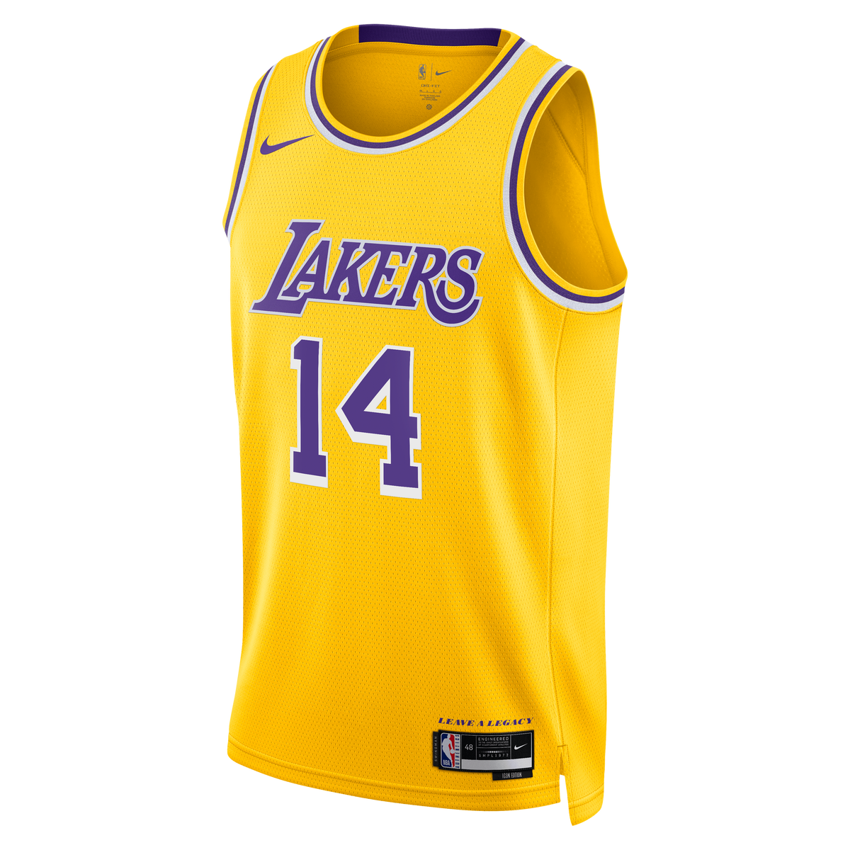 Los Angeles Lakers Nike Icon Edition Swingman Jersey - Gold - Walker Kessler - Unisex product image 3, provided for visual