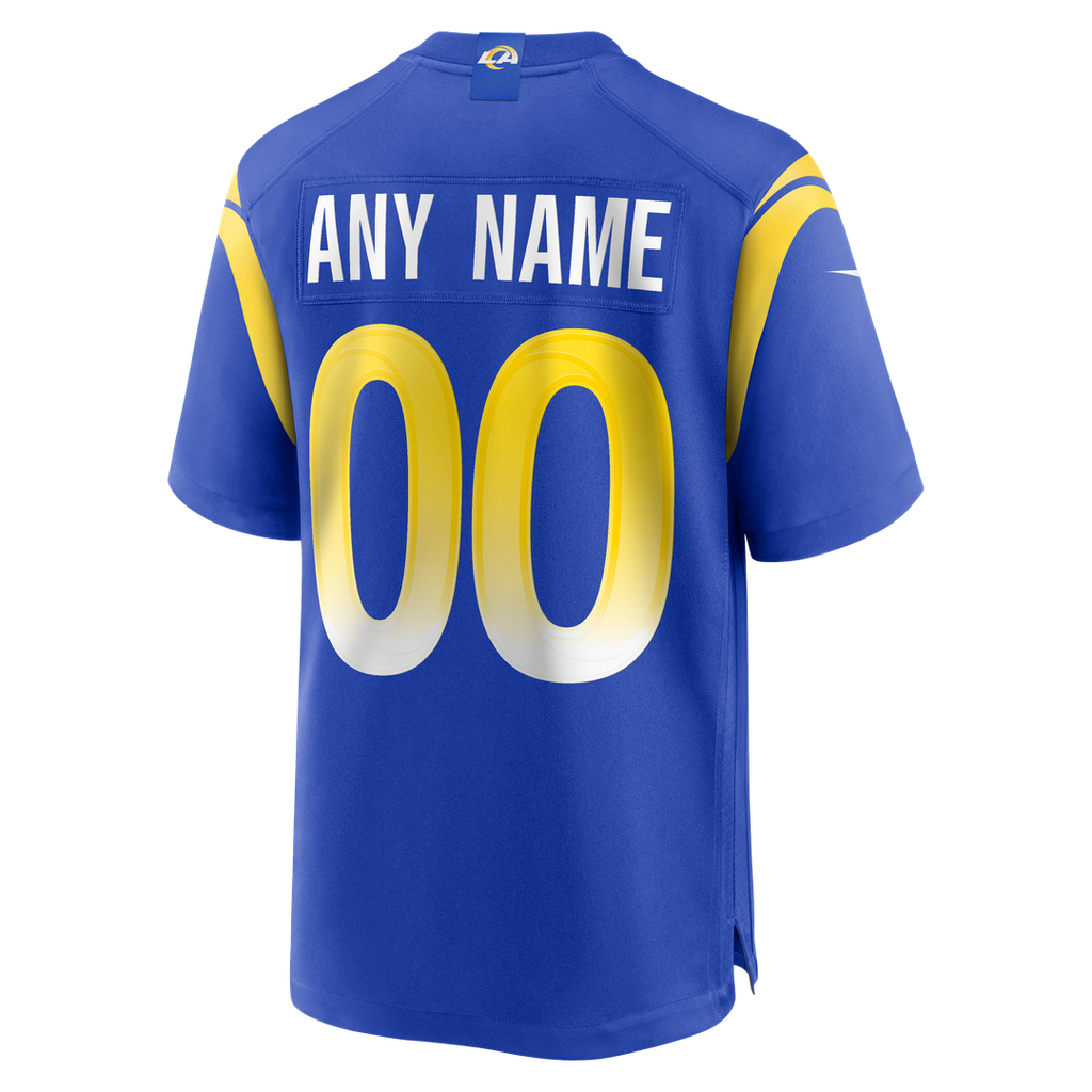 Los Angeles Rams Nike Royal Custom Game Jersey product image 3, provided for visual reference and product detail review