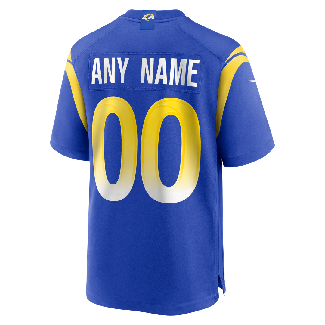 Los Angeles Rams Nike Royal Custom Game Jersey product image 3, provided for visual reference and product detail review