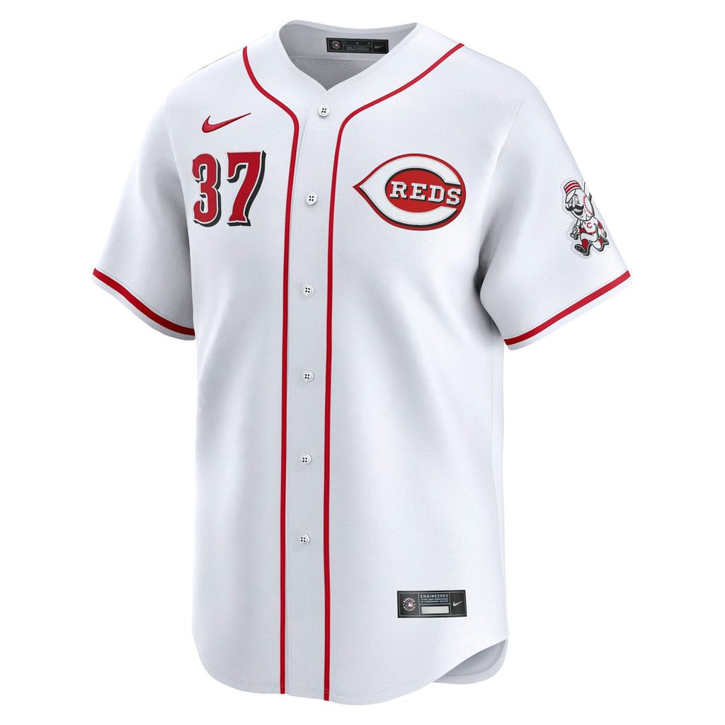 Cincinnati Reds Tyler Stephenson Nike White Home Limited Player Jersey product image 2, provided for visual reference and