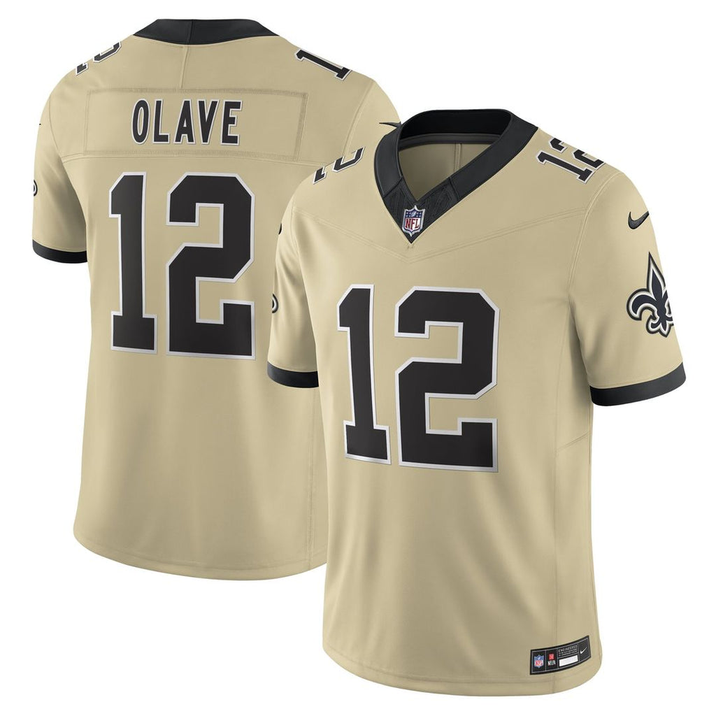 New Orleans Saints Chris Olave Nike Black Vapor F.U.S.E. Limited Jersey product image 7, provided for visual reference and