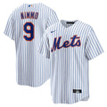 New York Mets Brandon Nimmo Nike White Home Replica Jersey product image 1, provided for visual reference and product detail