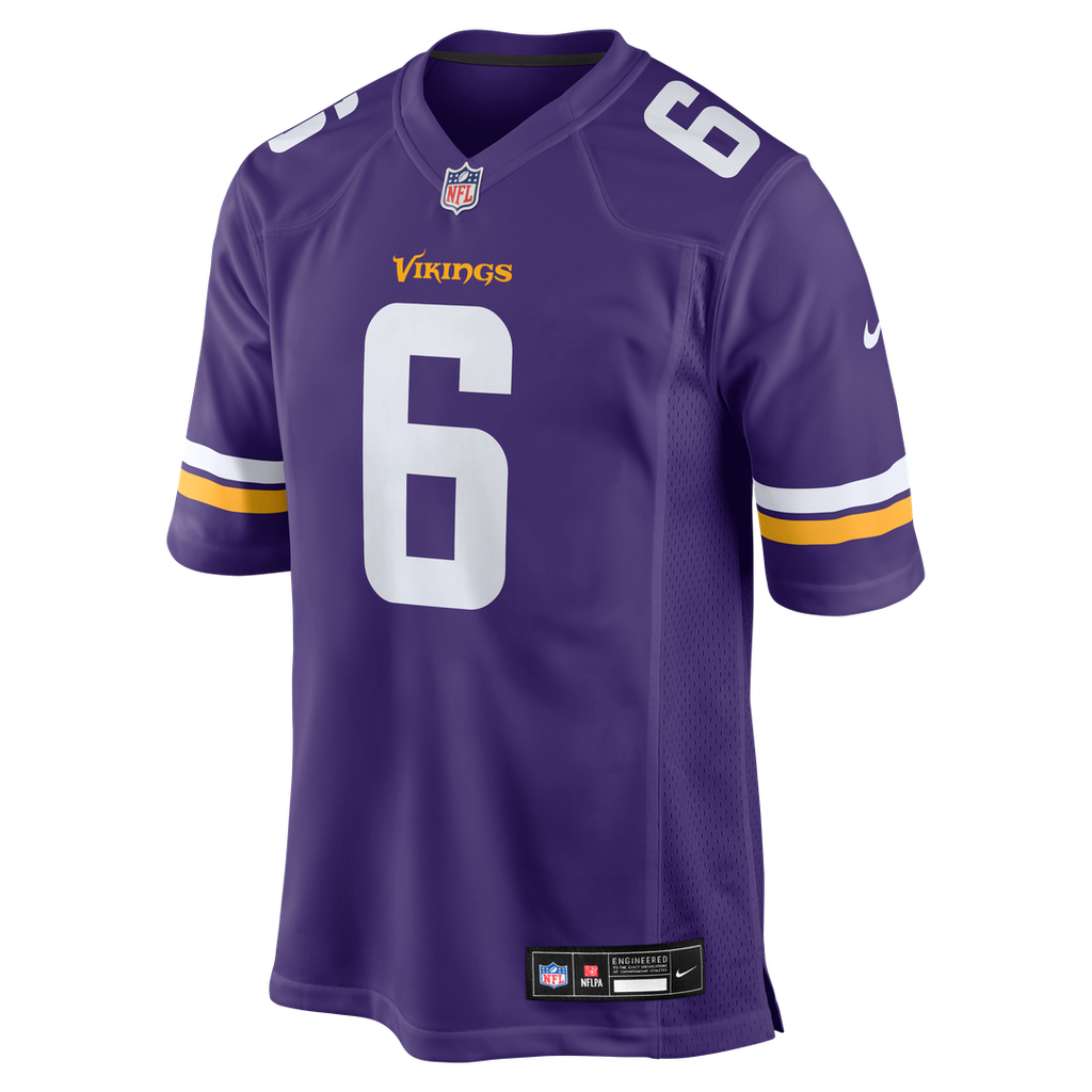 Minnesota Vikings Lewis Cine Nike Purple Game Player Jersey product image 2, provided for visual reference and product