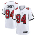 Tampa Bay Buccaneers Calijah Kancey Nike White Game Jersey product image 1, provided for visual reference and product detail
