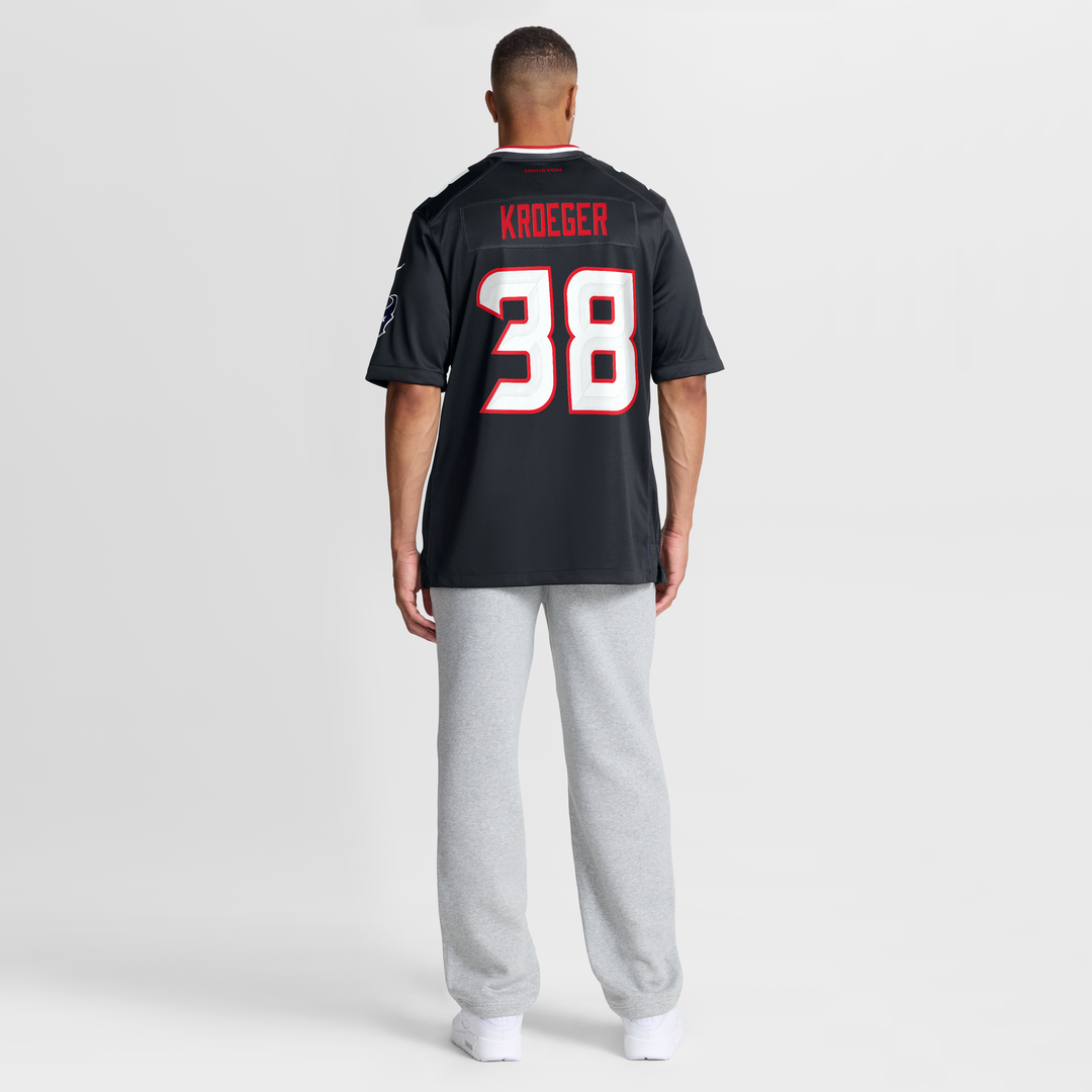 Houston Texans Kai Kroeger Nike Navy Team Game Jersey product image 5, provided for visual reference and product detail