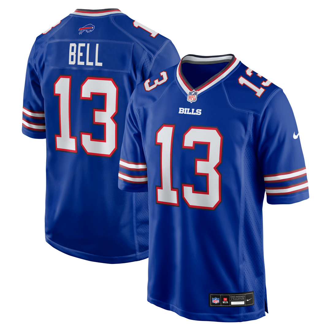 Buffalo Bills Skyler Bell Nike Royal Team Game Jersey product image 1, provided for visual reference and product detail