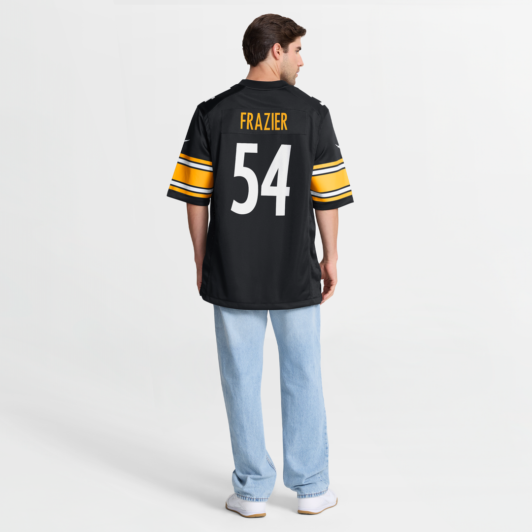 Pittsburgh Steelers Zach Frazier Nike Black Game Jersey product image 8, provided for visual reference and product detail