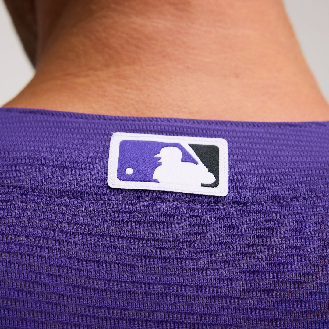 Colorado Rockies Nike Purple Alternate Replica Team Jersey product image 23, provided for visual reference and product