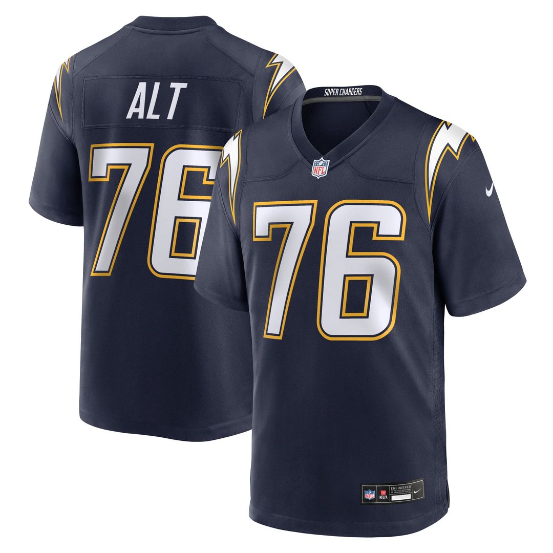 Los Angeles Chargers Joe Alt Nike Navy Alternate Super Chargers Game Player Jersey product image 1, provided for visual