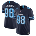 Tennessee Titans Jeffery Simmons Nike Navy 2026 Rivalries Collection Stitched Limited Jersey product image 1, provided for