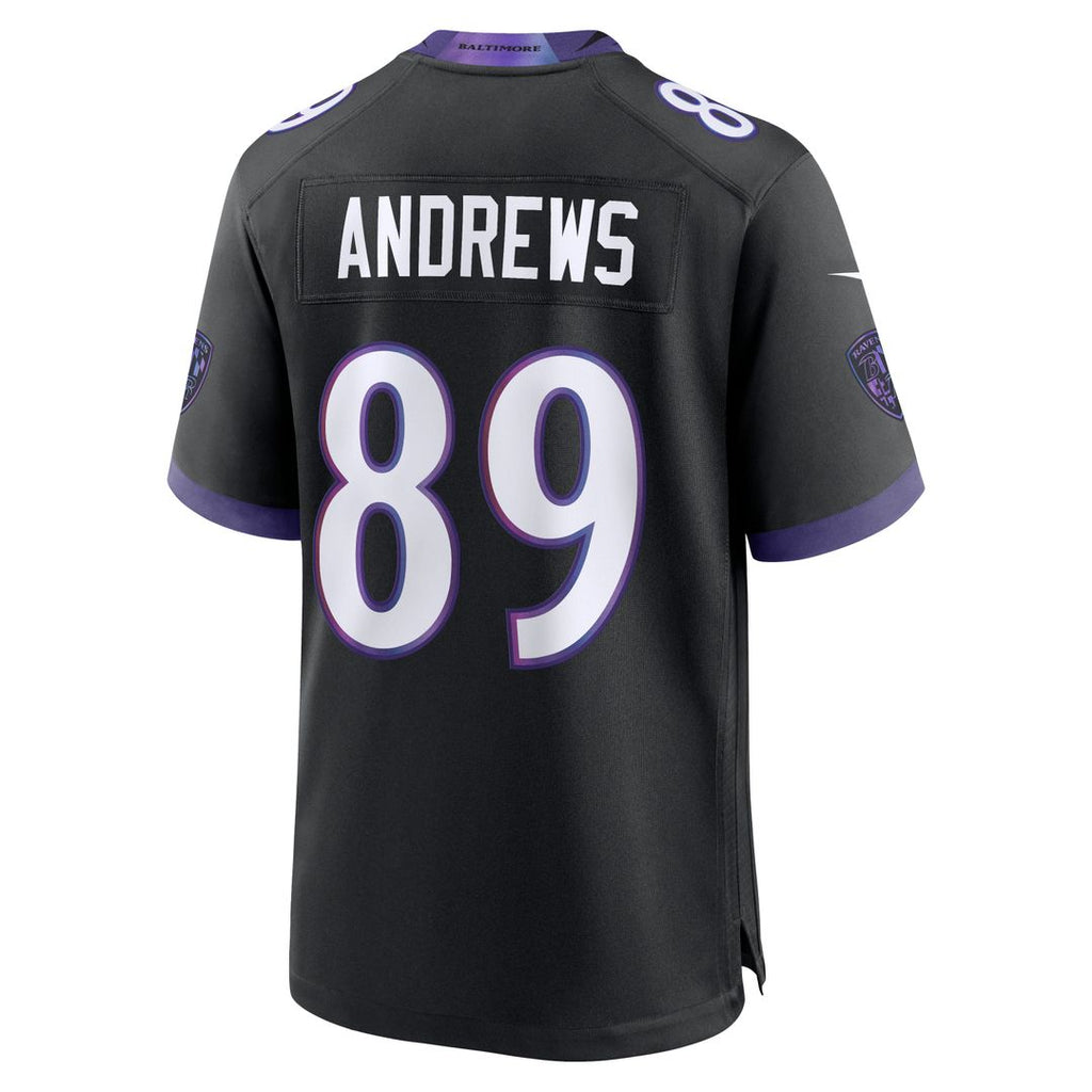 Baltimore Ravens Mark Andrews Nike Purple Team Game Jersey product image 9, provided for visual reference and product detail