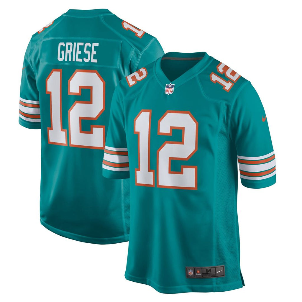 Miami Dolphins Bob Griese Nike Aqua Retired Player Jersey product image 1, provided for visual reference and product detail