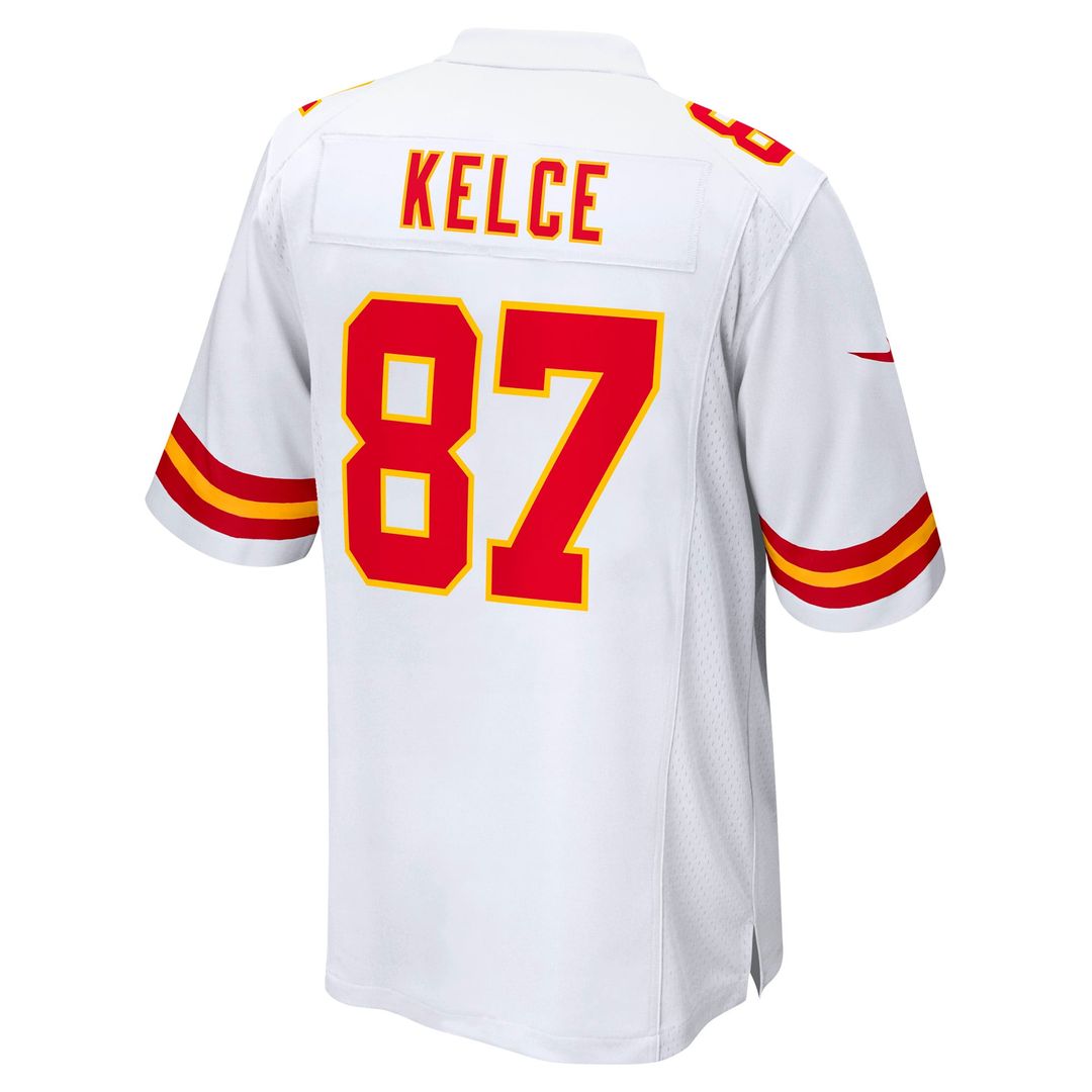 Kansas City Chiefs Travis Kelce Nike White Player Game Jersey product image 6, provided for visual reference and product