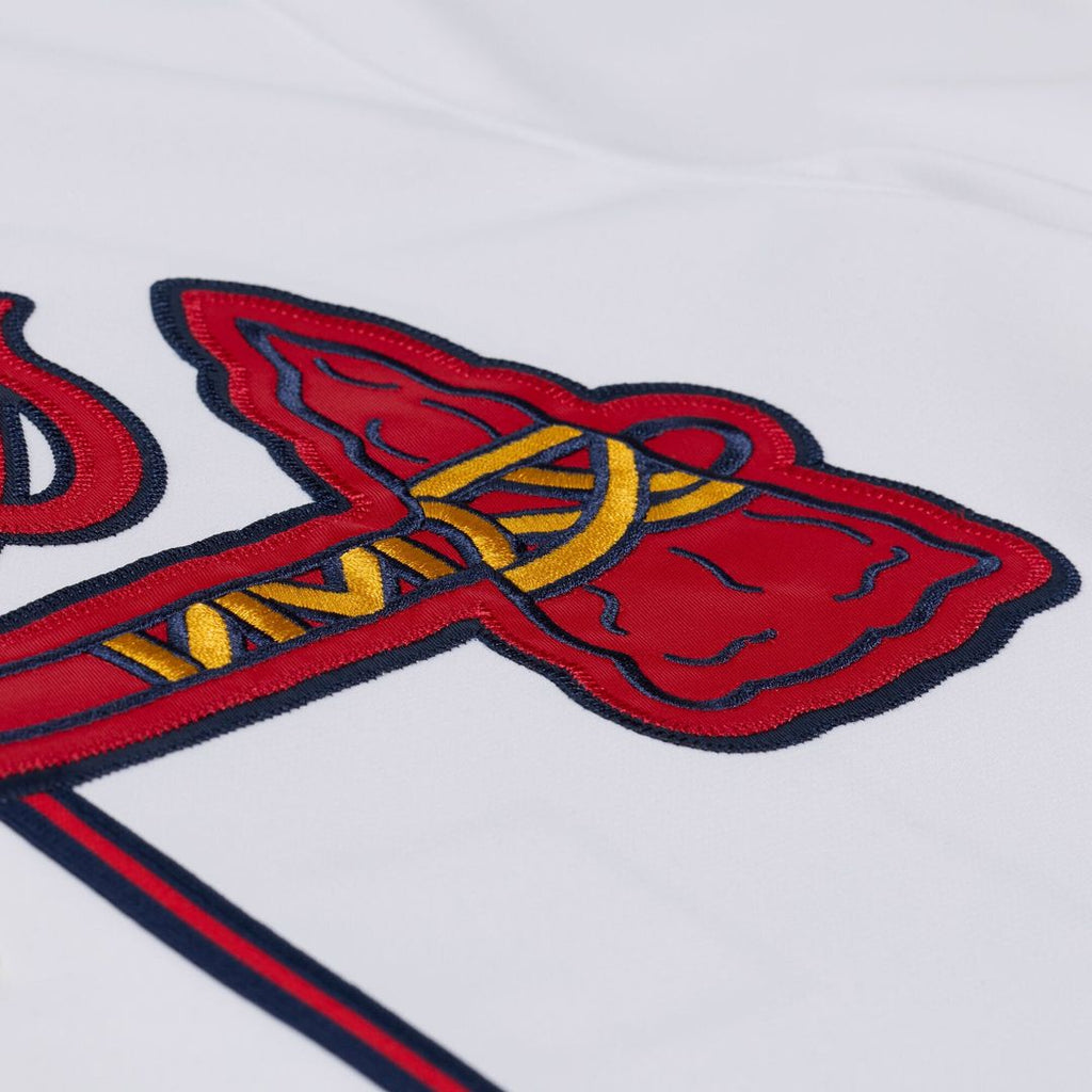 Atlanta Braves Andruw Jones Mitchell & Ness White 2005 Authentic Jersey product image 4, provided for visual reference and