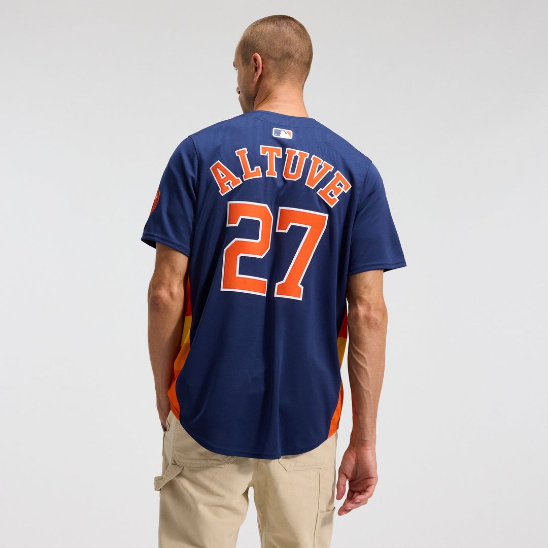 Houston Astros Jose Altuve Nike Navy Alternate Limited Player Jersey product image 3, provided for visual reference and