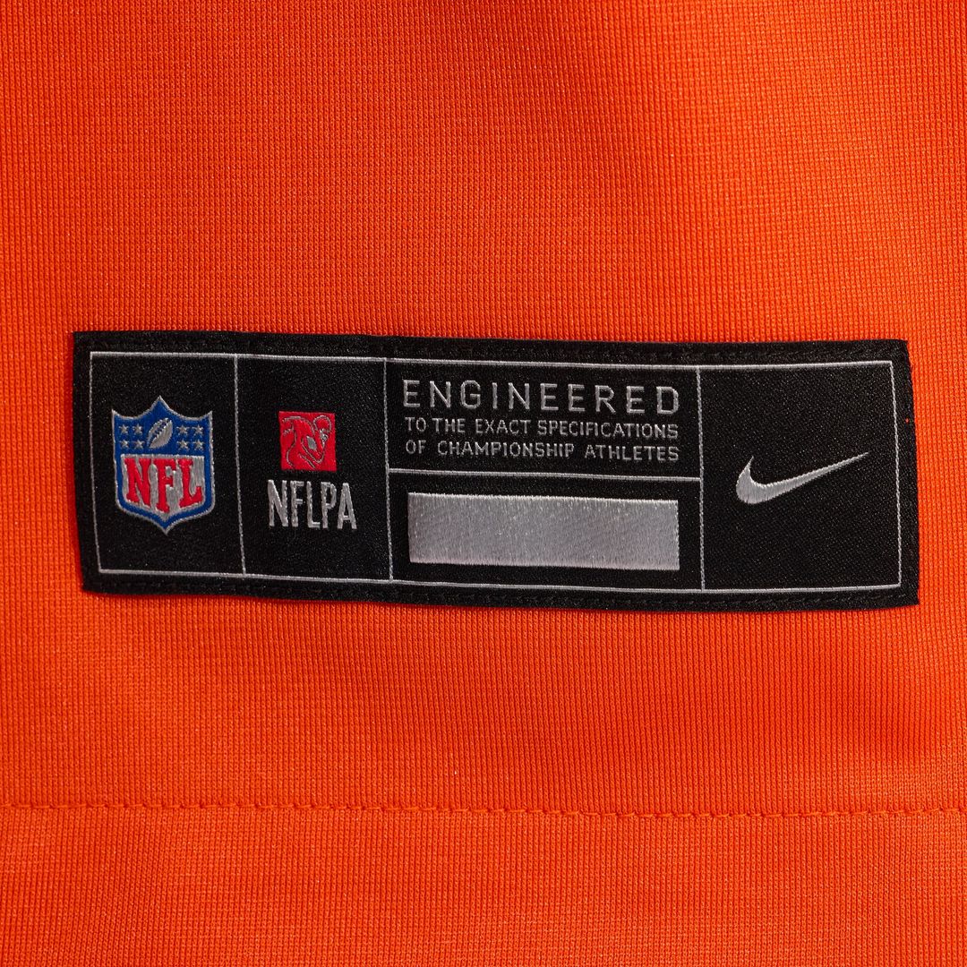Cincinnati Bengals Joe Flacco Nike Orange Alternate Game Jersey product image 12, provided for visual reference and product