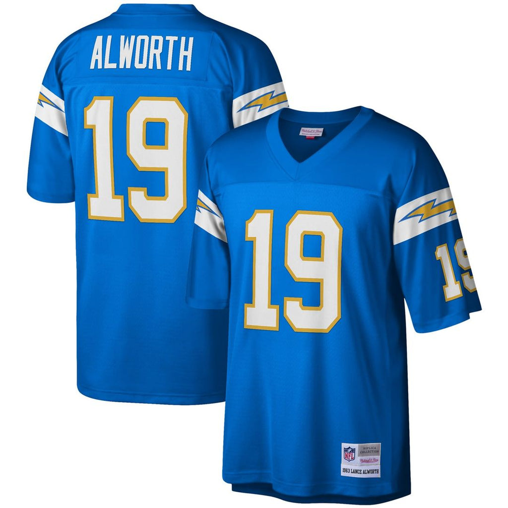 Los Angeles Chargers Lance Alworth Mitchell & Ness Powder Blue Legacy Replica Jersey product image 1, provided for visual