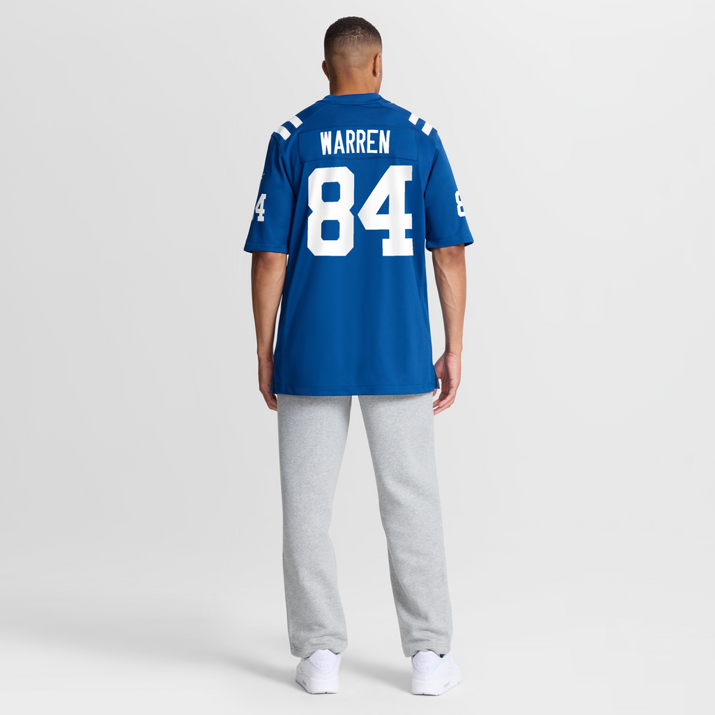 Indianapolis Colts Tyler Warren Nike Royal Team Game Jersey product image 8, provided for visual reference and product