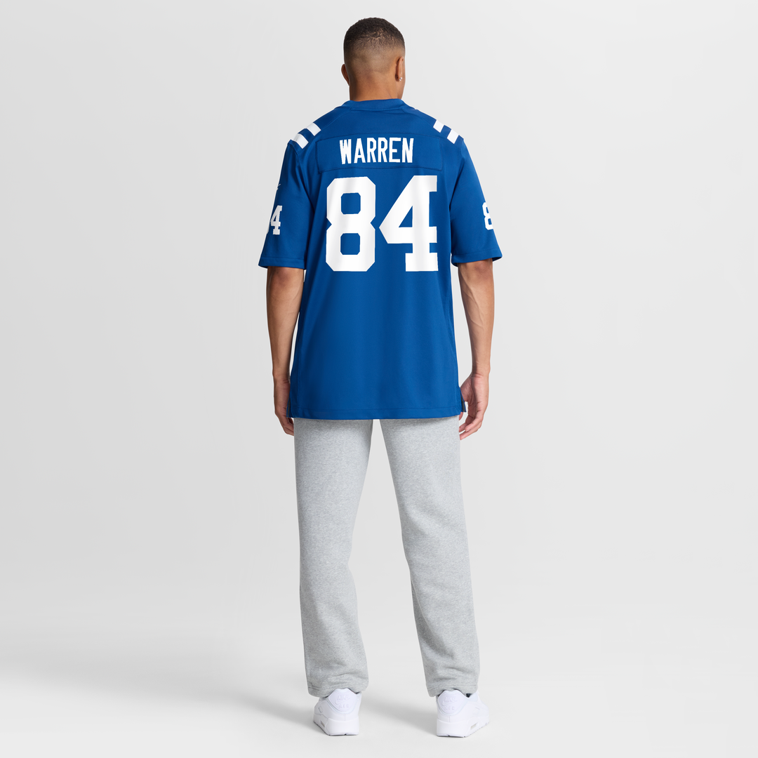 Indianapolis Colts Tyler Warren Nike Royal Team Game Jersey product image 8, provided for visual reference and product