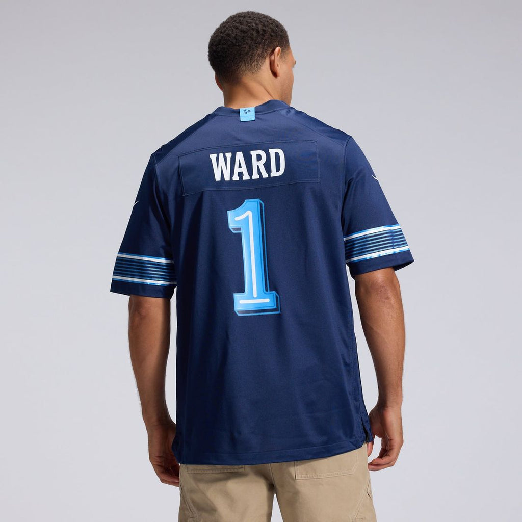 Tennessee Titans Cameron Ward Nike Navy 2026 Rivalries Collection Game Jersey product image 3, provided for visual reference