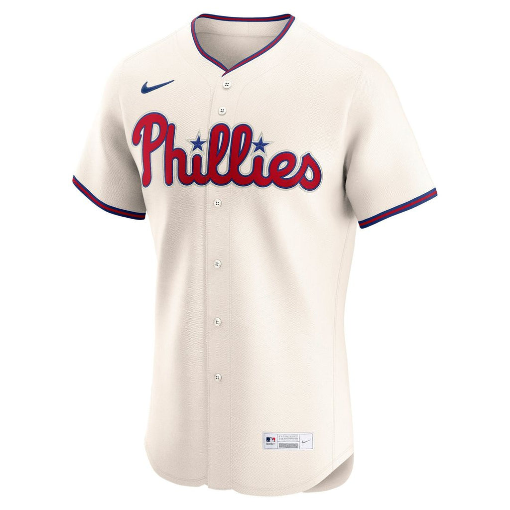 Philadelphia Phillies Nike Cream Alternate 2 Elite Jersey product image 2, provided for visual reference and product detail