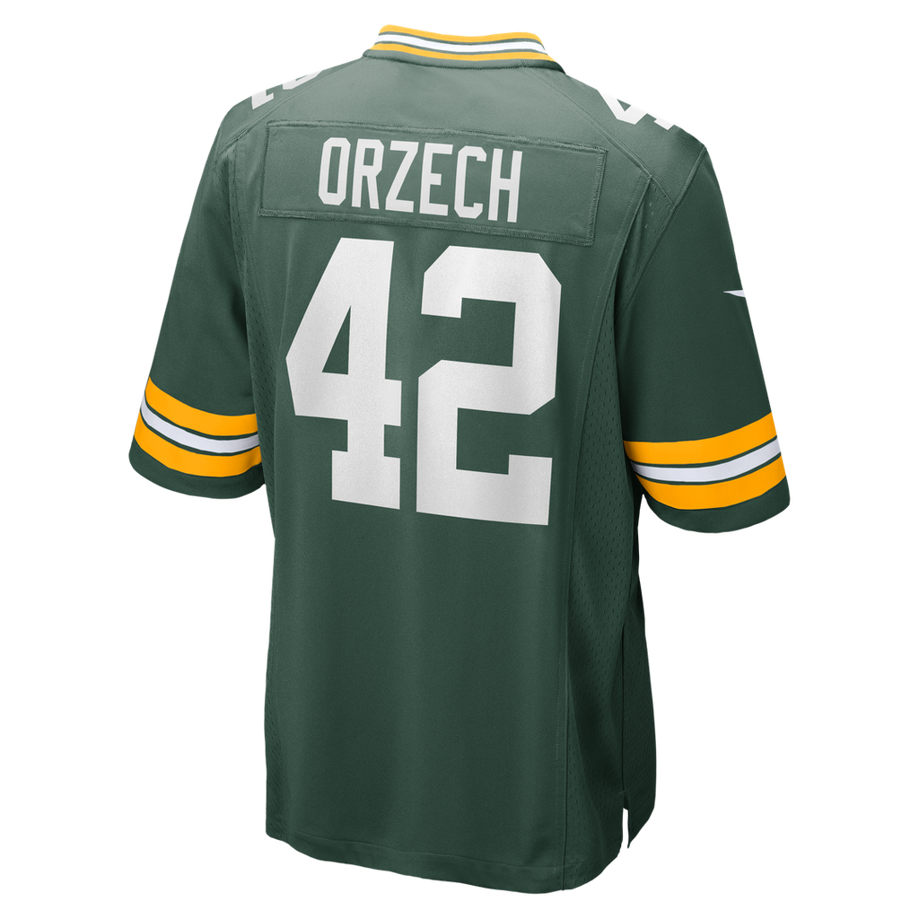 Green Bay Packers Matt Orzech Nike Green Game Jersey product image 3, provided for visual reference and product detail review