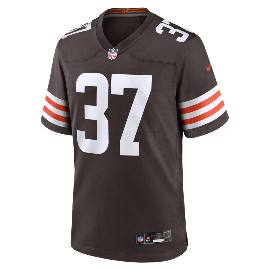 Cleveland Browns D'Angelo Ross Nike Brown Team Game Jersey product image 4, provided for visual reference and product detail