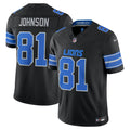 Detroit Lions Calvin Johnson Nike Black Alternate Vapor F.U.S.E. Stitched Retired Limited Jersey product image 1, provided