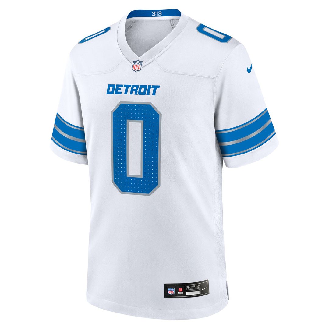 Detroit Lions Jahmyr Gibbs Nike Blue Game Player Jersey product image 12, provided for visual reference and product detail