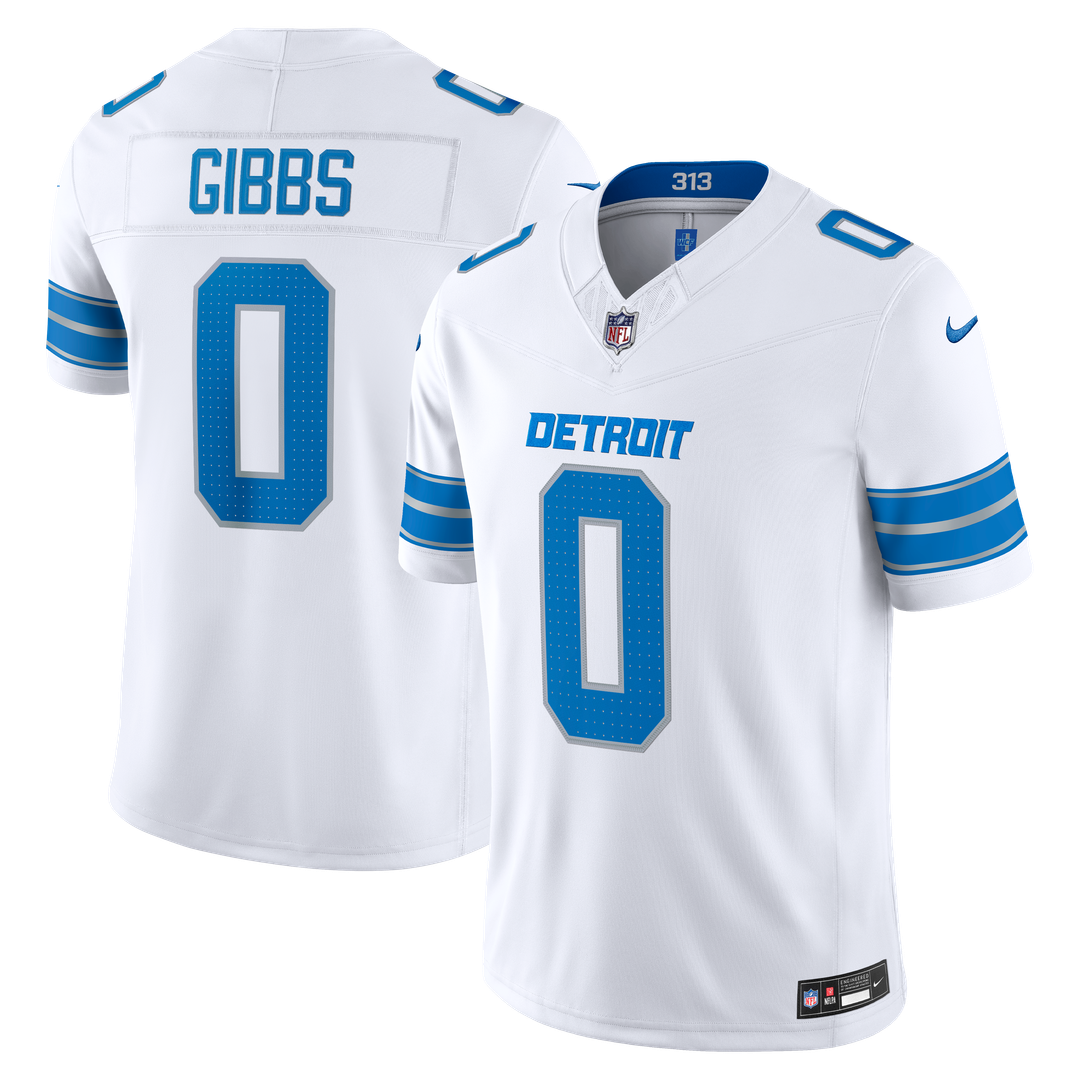 Detroit Lions Jahmyr Gibbs Nike Black Alternate Vapor F.U.S.E. Stitched Limited Jersey product image 7, provided for visual