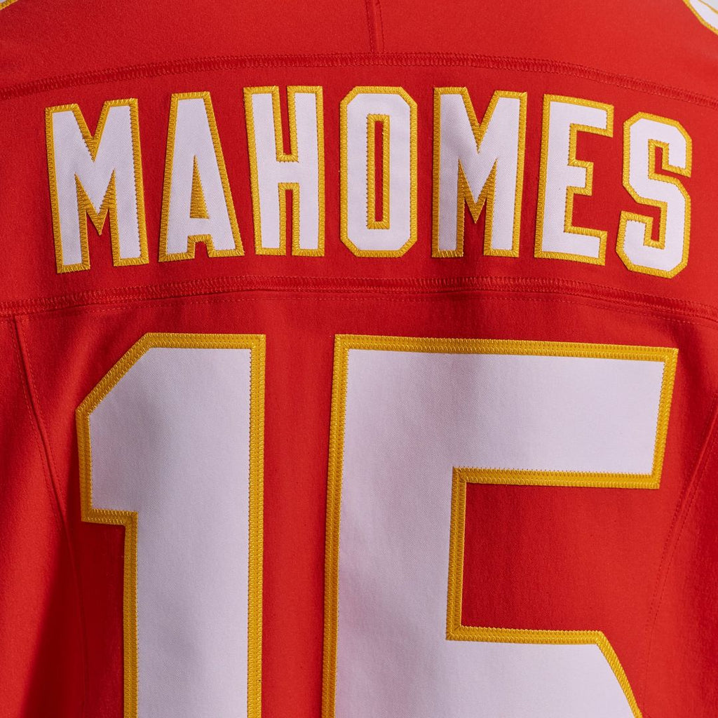 Kansas City Chiefs Patrick Mahomes Nike Red Team Vapor F.U.S.E. Elite Jersey product image 12, provided for visual reference