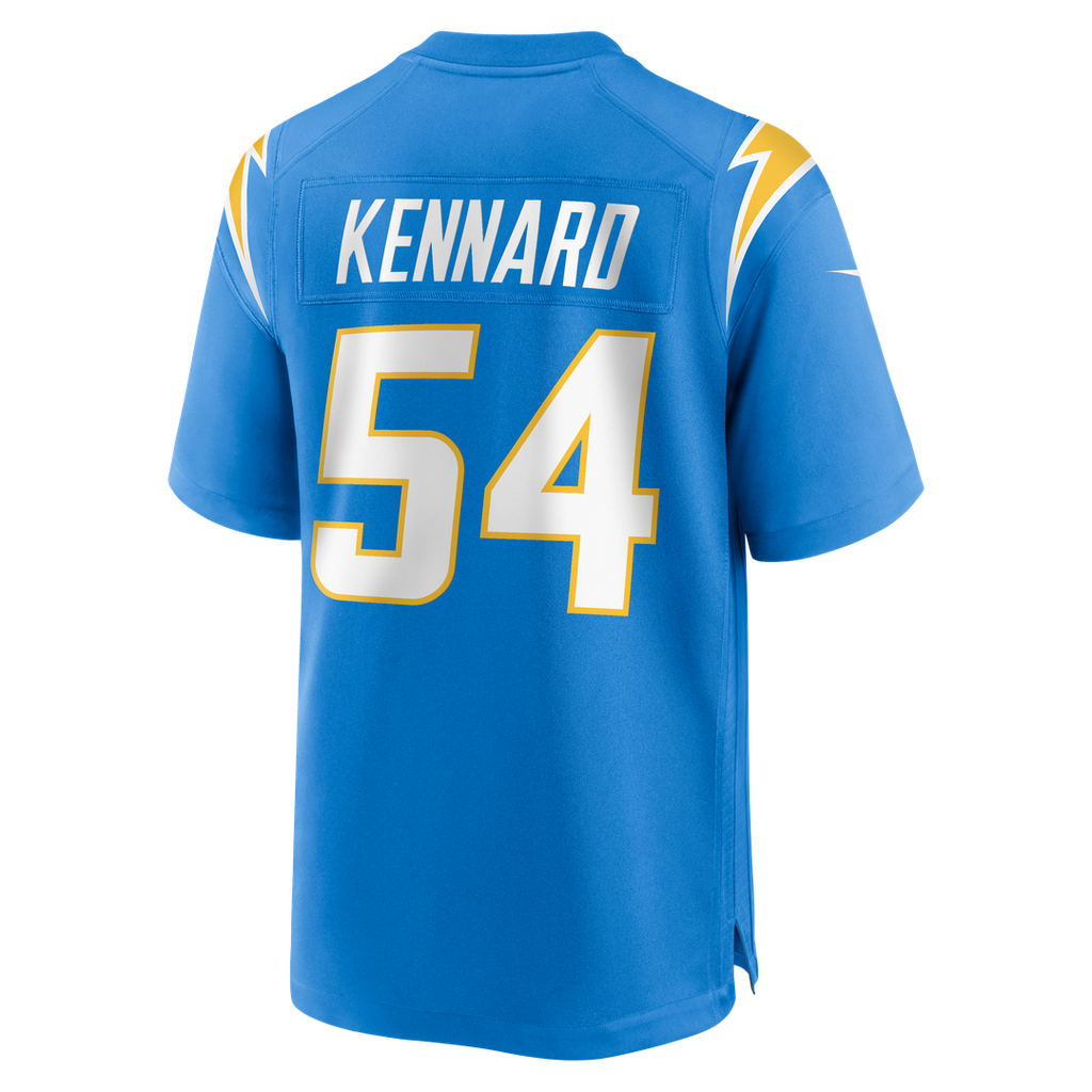 Los Angeles Chargers Kyle Kennard Nike Powder Blue Team Game Jersey product image 3, provided for visual reference and