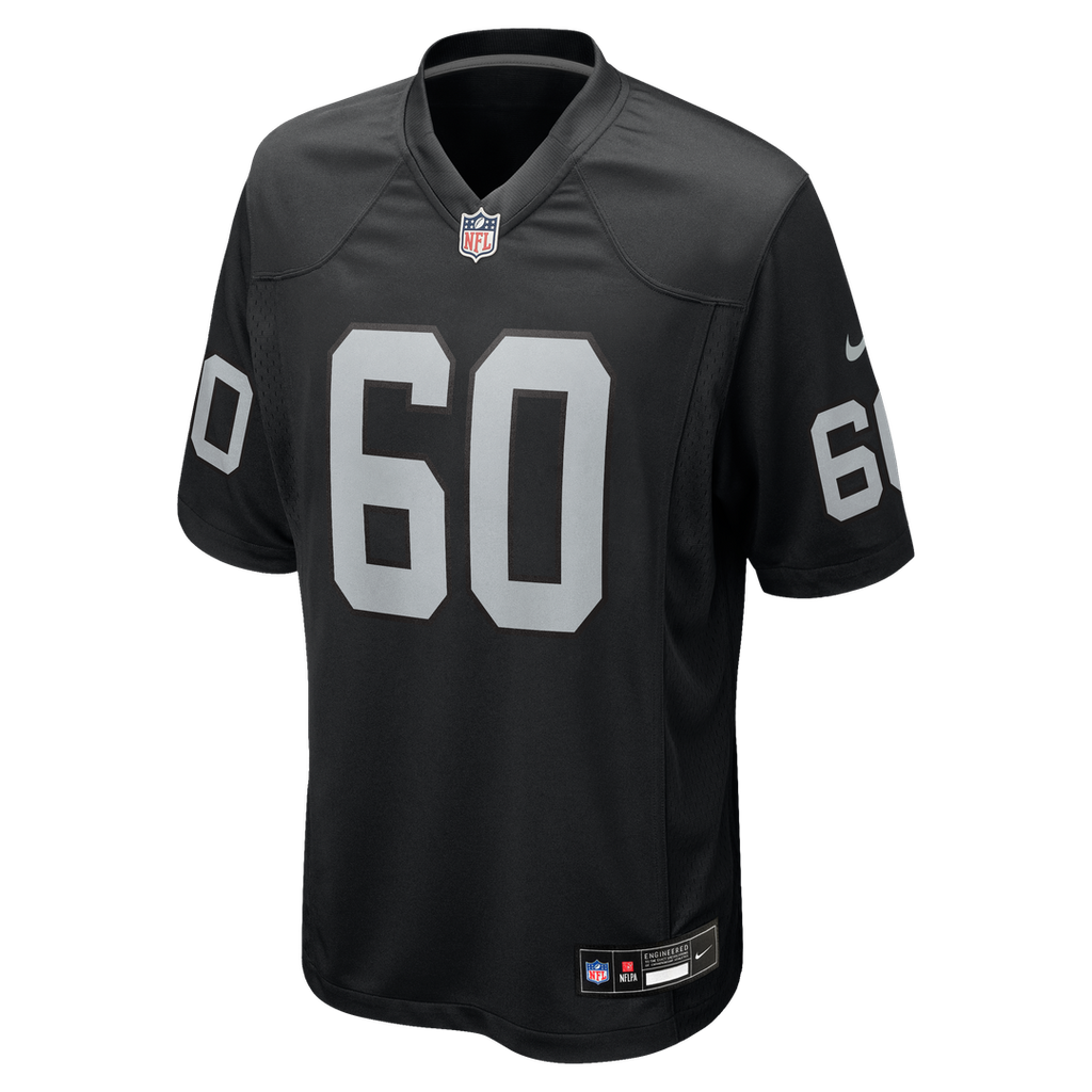 Las Vegas Raiders Charles Grant Nike Black Team Game Jersey product image 2, provided for visual reference and product