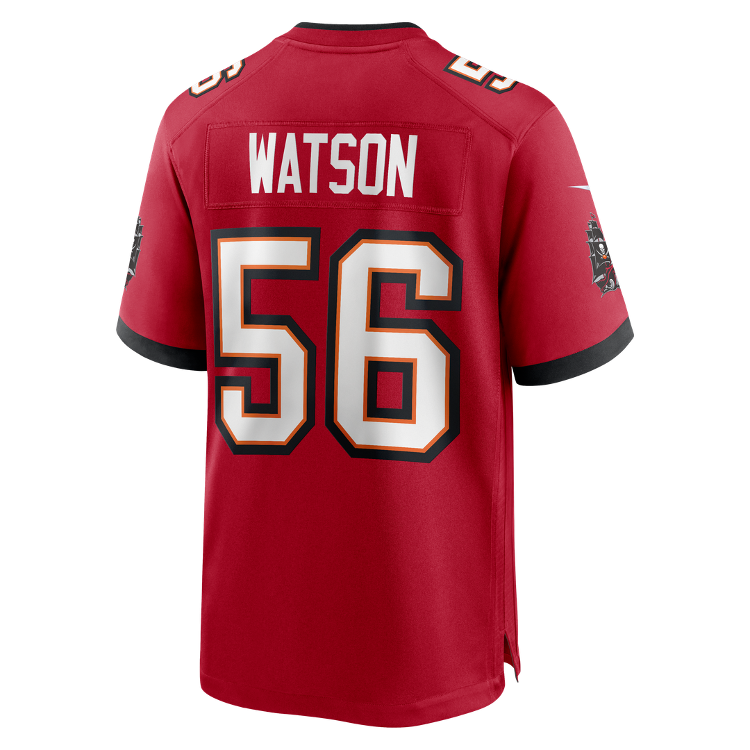 Tampa Bay Buccaneers Desmond Watson Nike Red Team Game Jersey product image 3, provided for visual reference and product