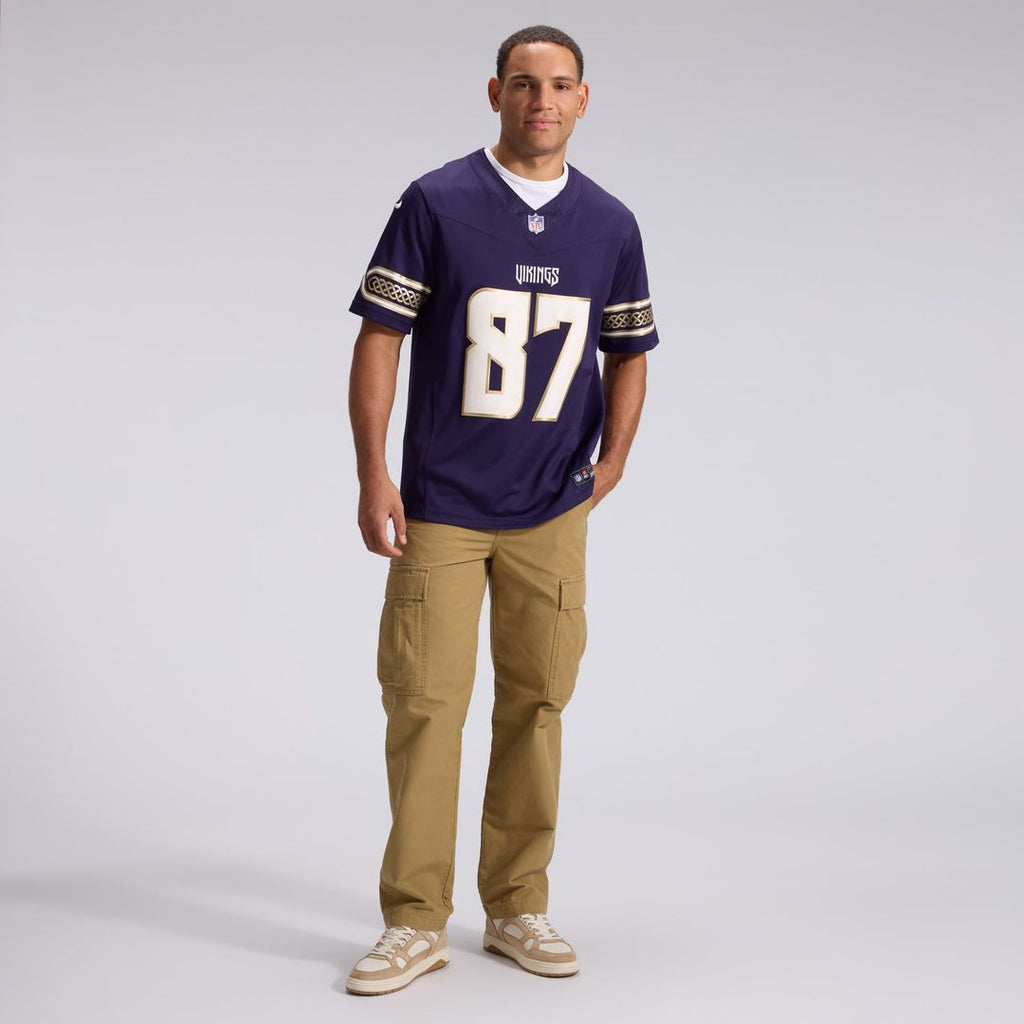 Minnesota Vikings T.J. Hockenson Nike Purple 2026 Rivalries Collection Stitched Limited Jersey product image 4, provided for