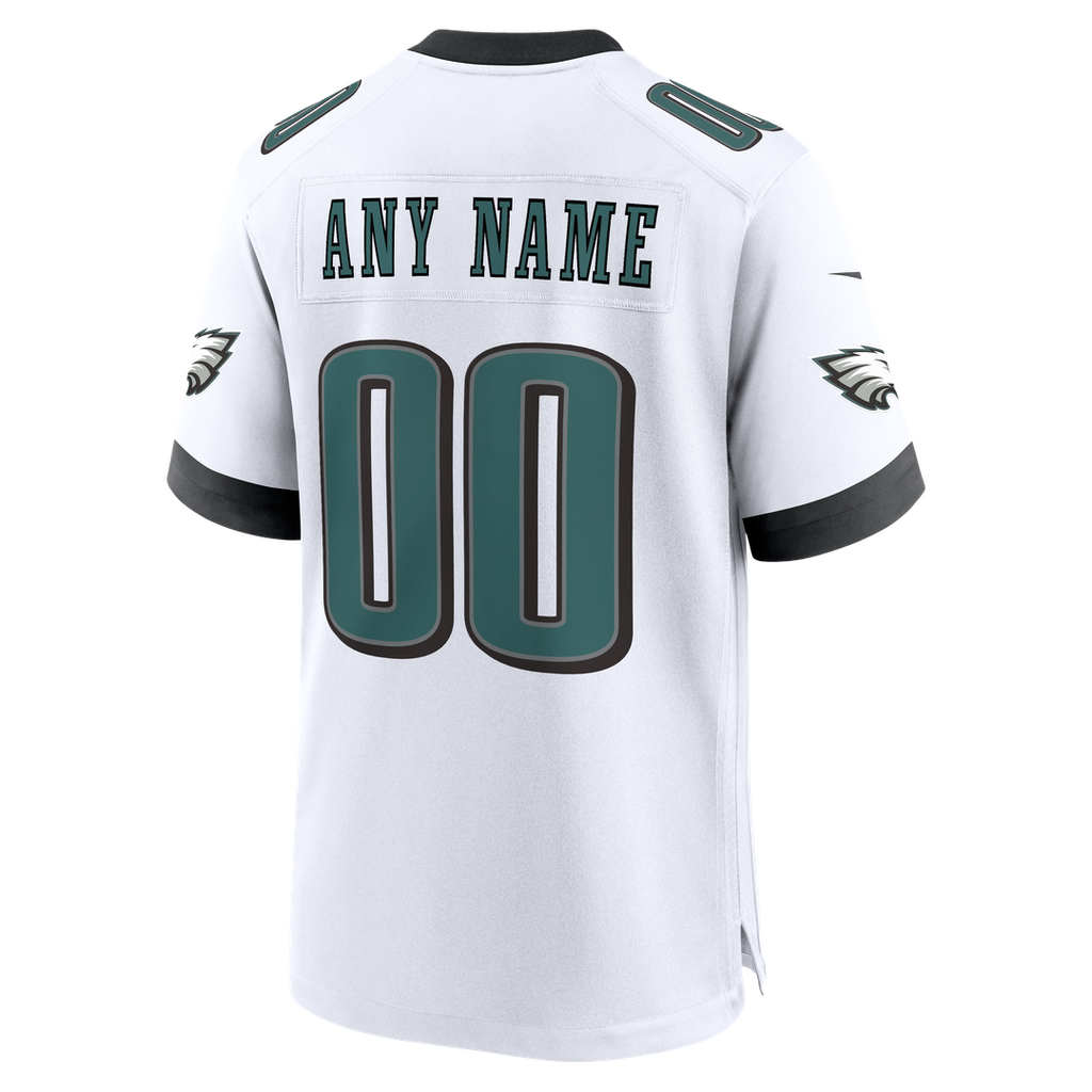 Philadelphia Eagles Nike Black Alternate Custom Game Jersey product image 18, provided for visual reference and product