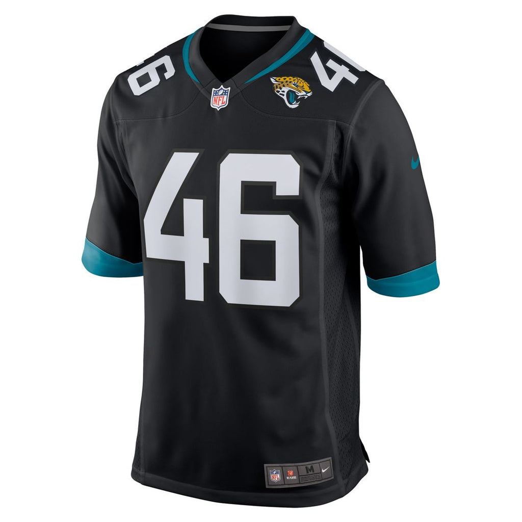 Jacksonville Jaguars Ross Matiscik Nike Teal Game Jersey product image 18, provided for visual reference and product detail