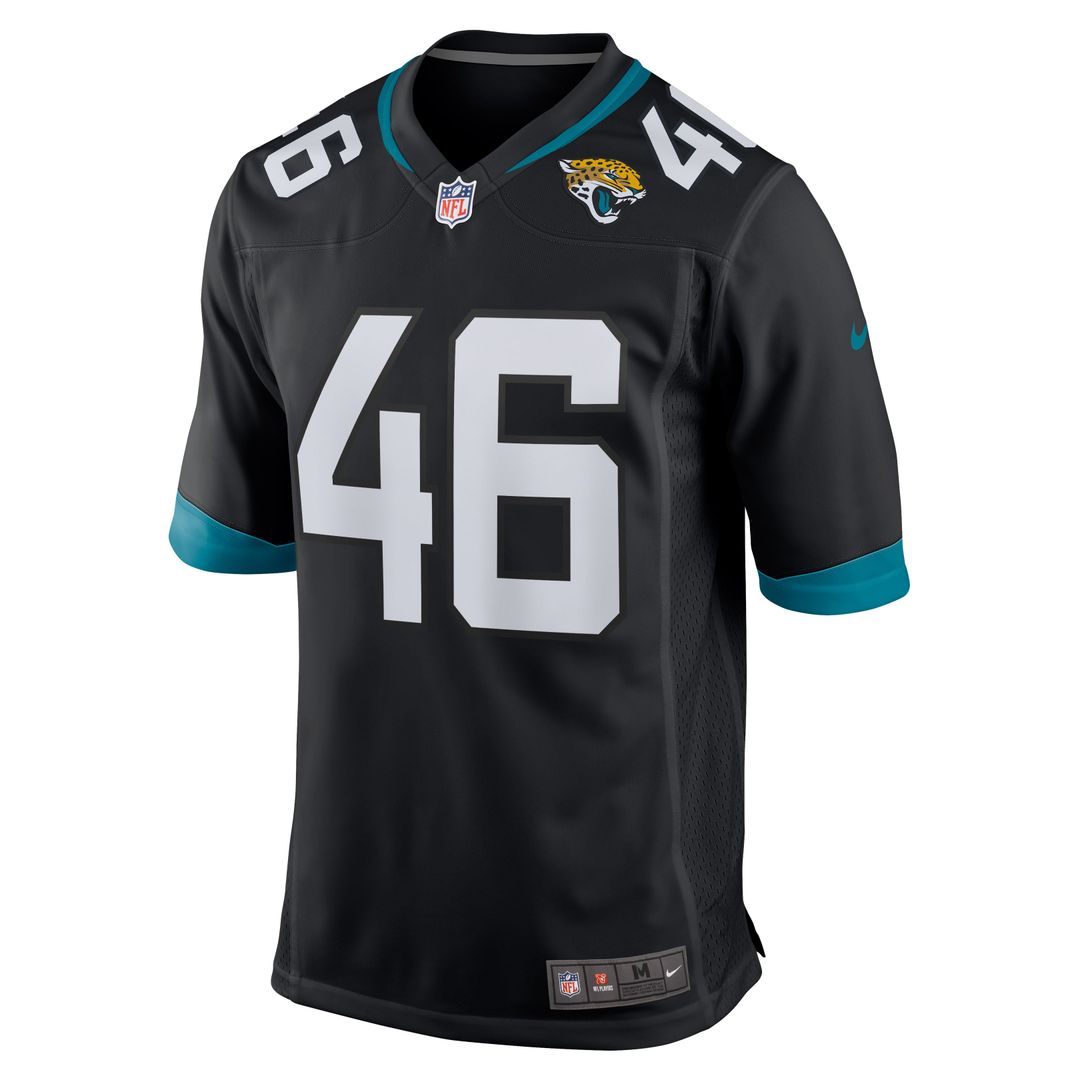 Jacksonville Jaguars Ross Matiscik Nike Teal Game Jersey product image 18, provided for visual reference and product detail