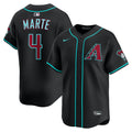 Arizona Diamondbacks Ketel Marte Nike Black Alternate Limited Jersey product image 1, provided for visual reference and